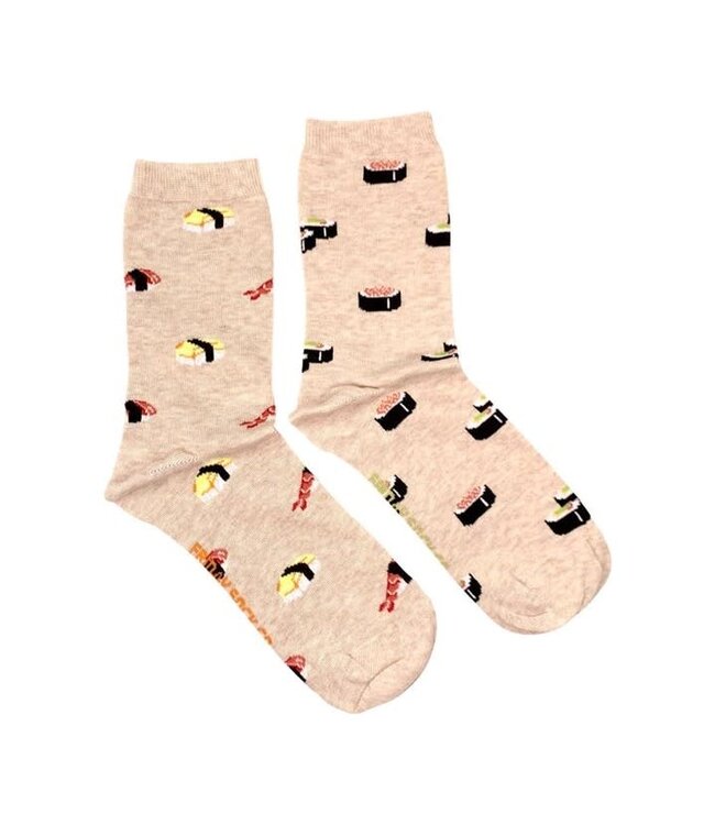 Women's Beige Sushi Socks