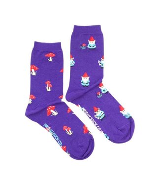 Friday Sock Co. Women's Gnomes and Mushroom Socks