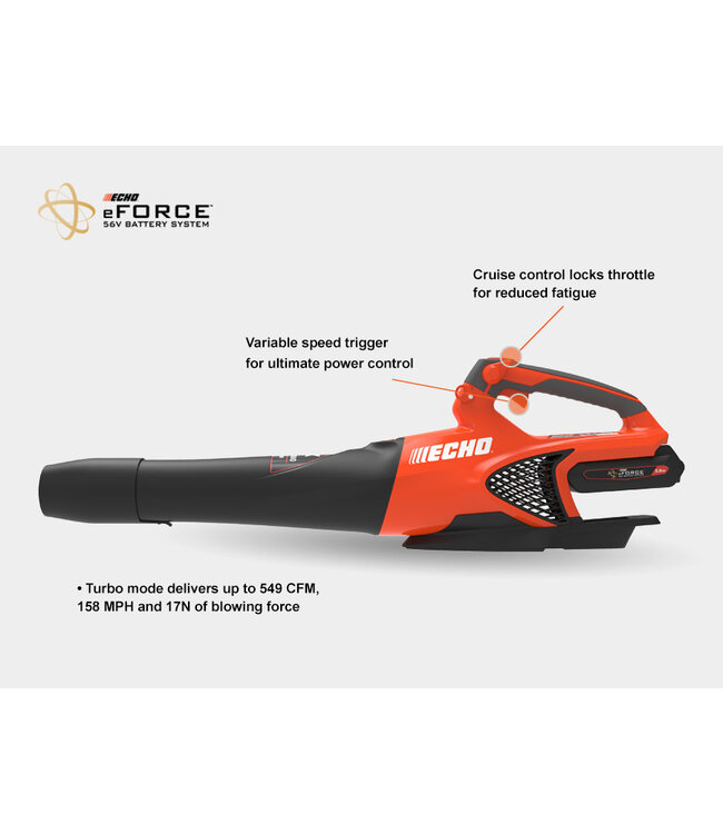 (2022) ECHO X-SERIES HANDHELD BLOWER W/ STANDARD CHARGER & 2.5 AH BATTERY
