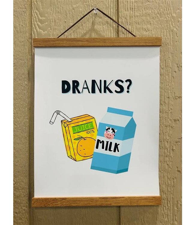 Dranks? Matte Poster with Poster Hanger