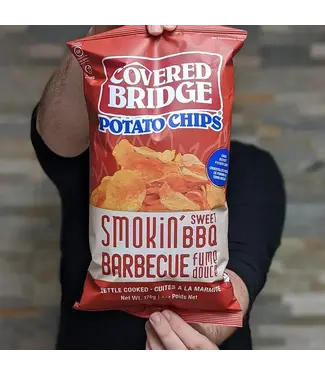 Covered Bridge Smokin' Sweet Bbq Chips 170g