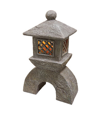 Design Toscano Japanese Pagoda Solar Lantern Statue