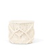 Abbott Collection Md Macrame Style Planter - 5"