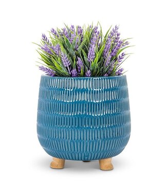 Abbott Collection Md Blue Belly Planter - 5"