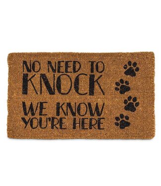 Abbott Collection No Need to Knock Doormat