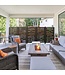 Sunbelly Standard Privacy Screen | Blurrier Lines Black 38"x68"