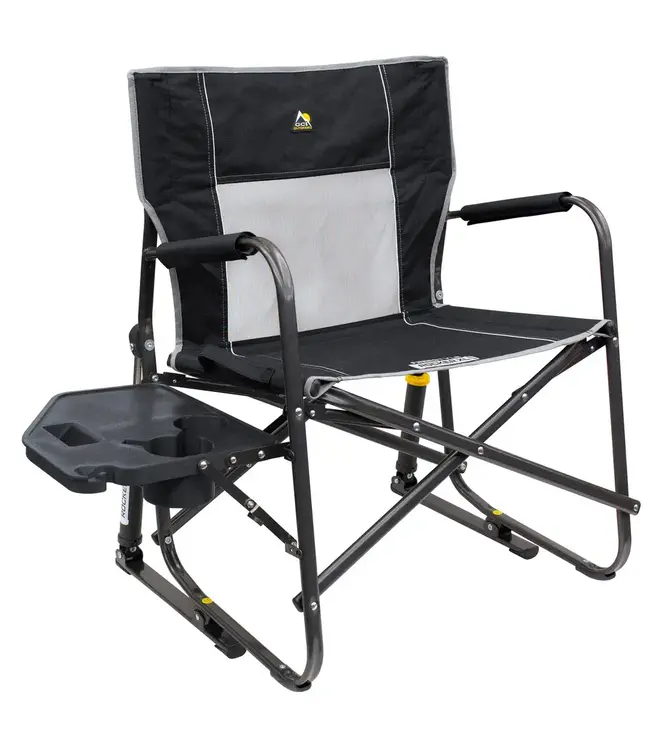 GCI Outdoor Freestyle Rocker XL™ with Side TableBlack