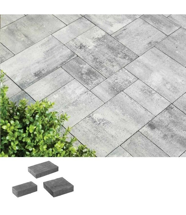 Belgard River Rock Grana 3-Piece (Smooth) Modular System (Price per Pallet Layer - 12.7 SqFt)