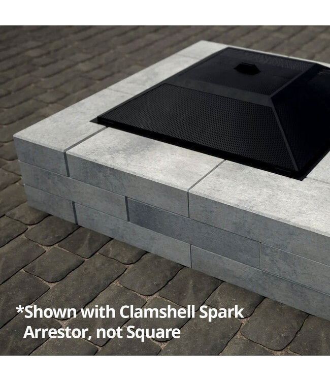 Belgard Melville Fire Pit Kit w/Square Spark Arrestor