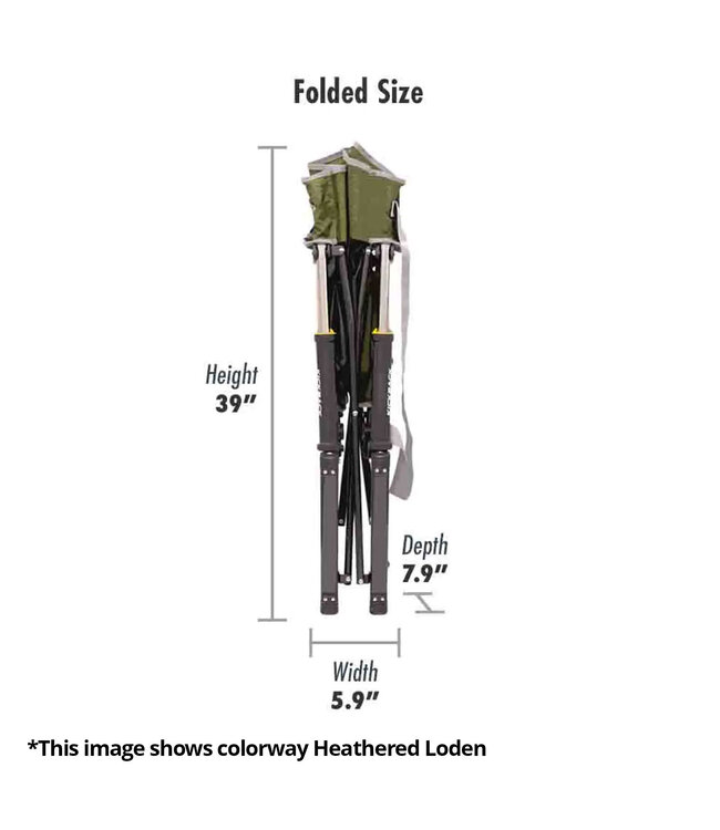 GCI Outdoor Kickback Rocker™ Heathered Pewter