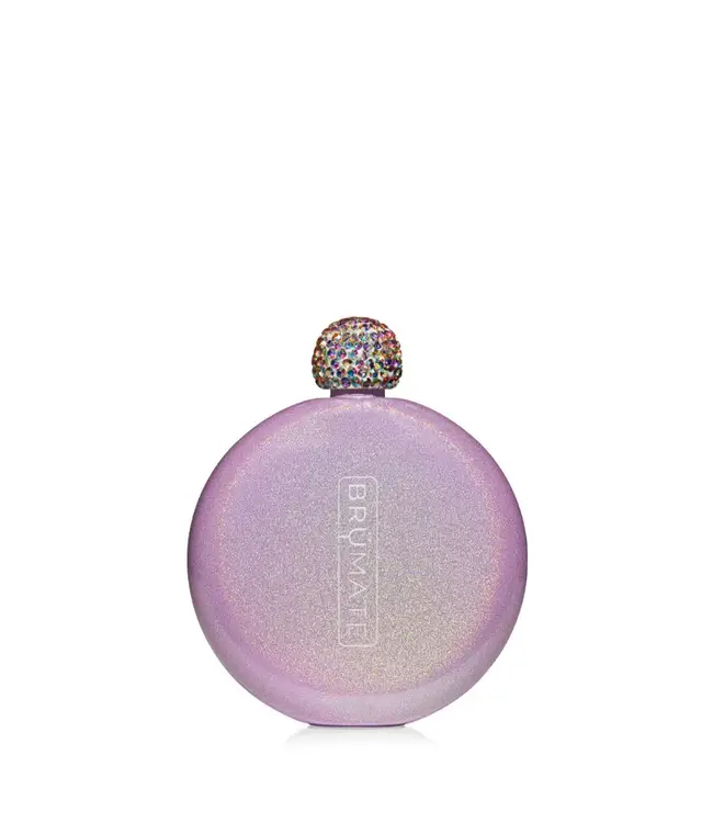 BruMate Glitter Flask 5oz. | Glitter Violet