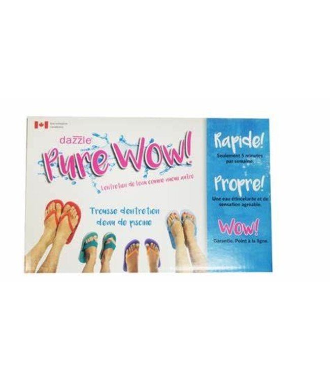 Dazzle Pure Wow! Pool Water Care Kit w/ASSURE 2L+8PK Amaze Plus