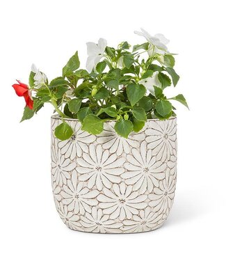 Abbott Collection Medium Round Daisy Planter