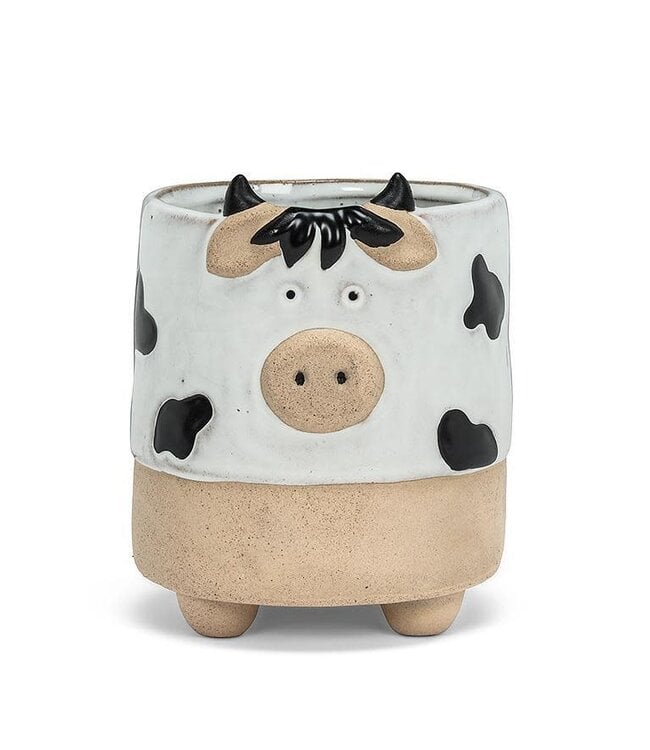 Large Cow on Legs Planter