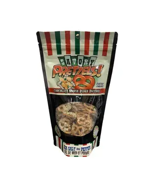 Chocolate Moose Fudge Factory Savory Pretzels - Sea Salt & Cracked Pepper 200g