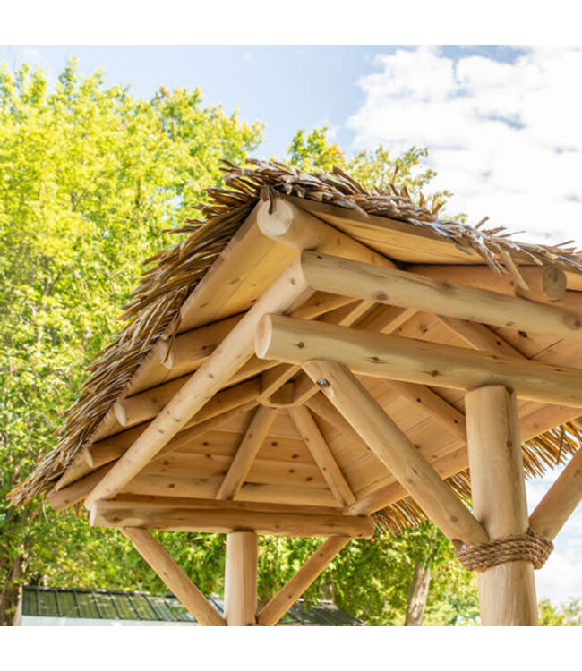 Tropical Paradise Tiki Bar w/Synthetic Thatch Roof