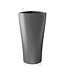 LECHUZA Delta Premium Color 30 - Charcoal Metallic