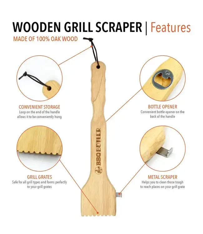Wood Grill Scraper