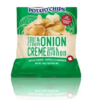 Covered Bridge Covered Bridge Sour Cream & Onion 170g