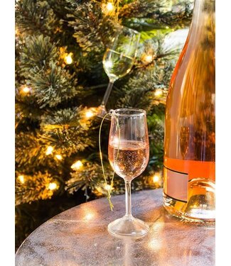 Abbott Collection Glass of White Wine Ornament