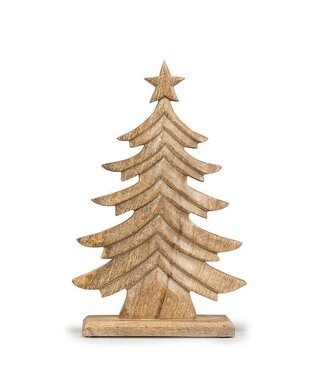 Abbott Collection Small Carved Tree on Base