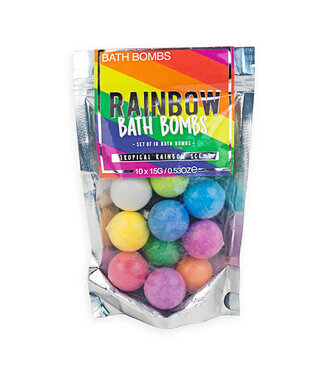 GIFT REPUBLIC - CANADA Rainbow Bath Bombs 10pk