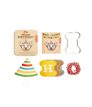 Kikkerland Designs Dog Birthday Kit