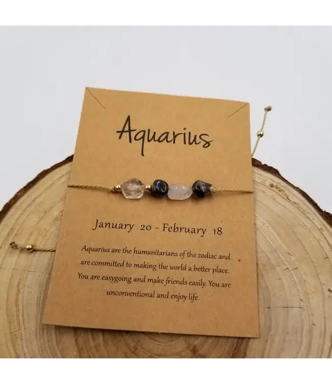 Natural Handwoven Astrological Bracelet