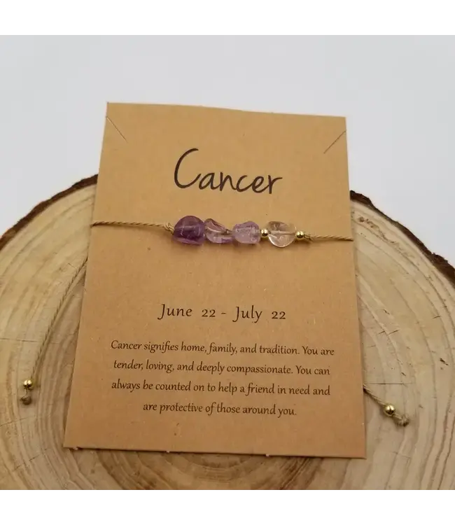 Natural Handwoven Astrological Bracelet