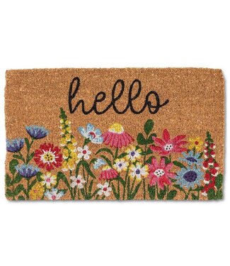 Abbott Collection Bright Hello Doormat