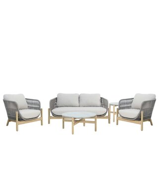 My Patio LUCIANA 4PC Acacia Conversation Set