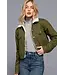 Sherpa-Lined Twill Jacket