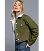 Sherpa-Lined Twill Jacket