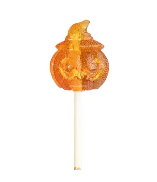 Sparko Sweets Honey Jack-o-Lantern Lollipop