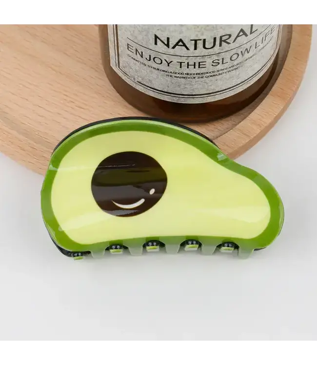 Avocado Hair Claw Clip
