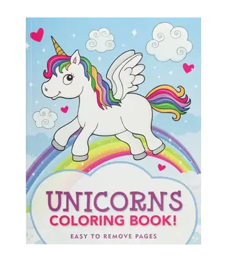 Peter Pauper Press Unicorns Coloring Book