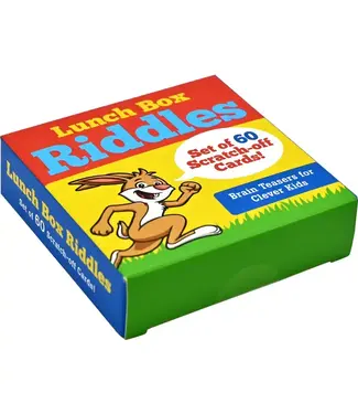 Peter Pauper Press Lunch Box Riddles Scratch-Off Deck