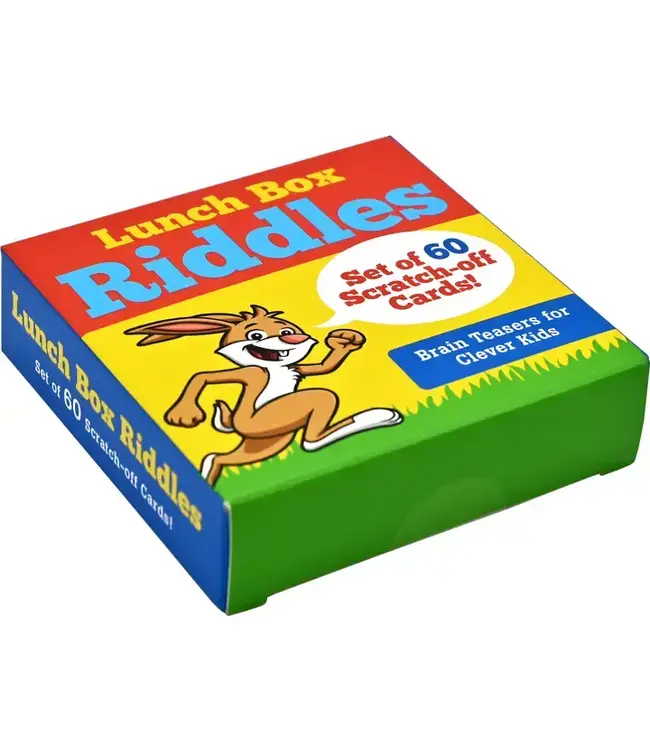 Lunch Box Riddles Scratch-Off Deck