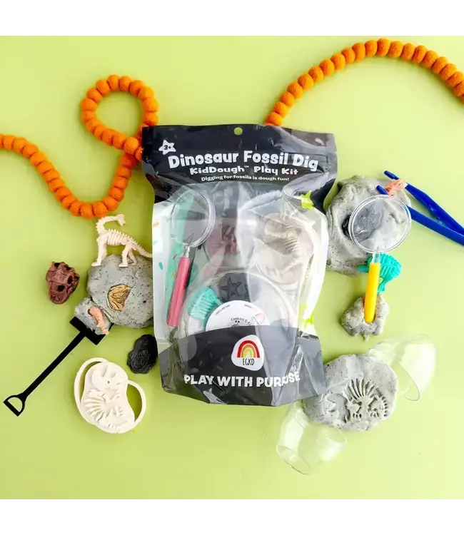 Dinosaur Fossil Dig (Cookies & Cream) Kiddough Play Kit