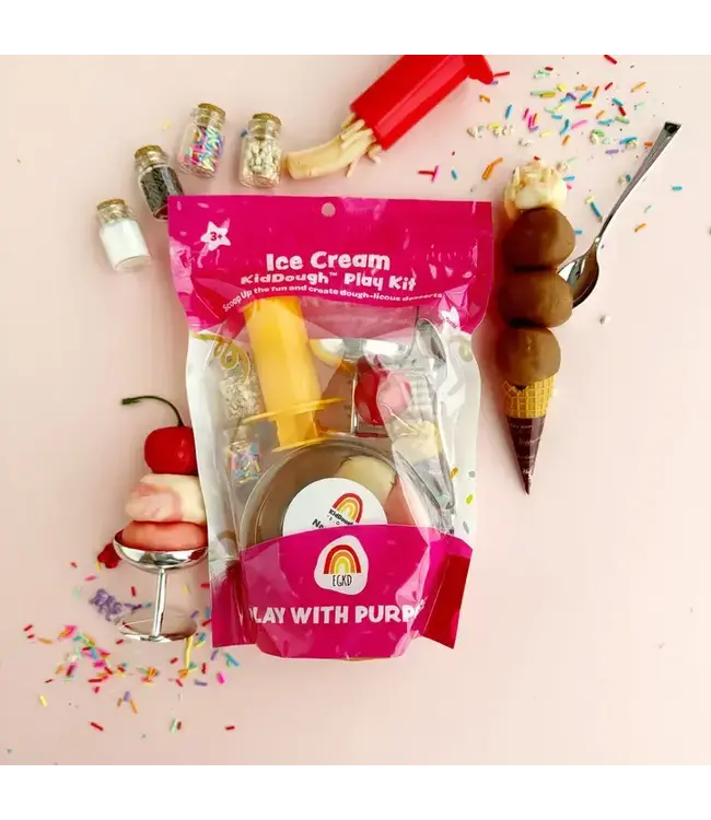 Ice Cream (Neapolitan) Kiddough Play Kit
