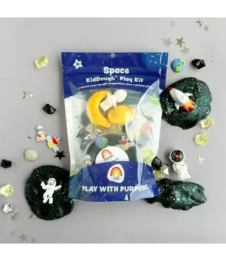 Earth Grown KidDough Space (Black Cherry) Kiddough Play Kit