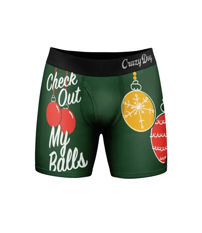 Check Out My Balls Mens Boxer Briefs Funny Underwear
