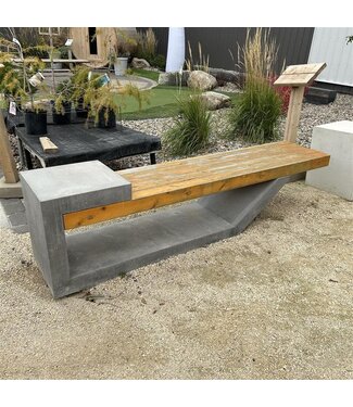 Barkman Barkman One40Two Bench - Golden Cedar Stained Cedar Planks