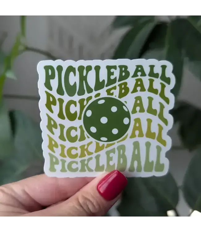 Pickleball Vinyl Sticker