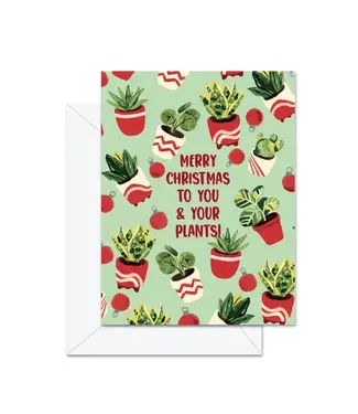 Jaybee Design Merry Christmas To You & Your Plants! - Greeting Card