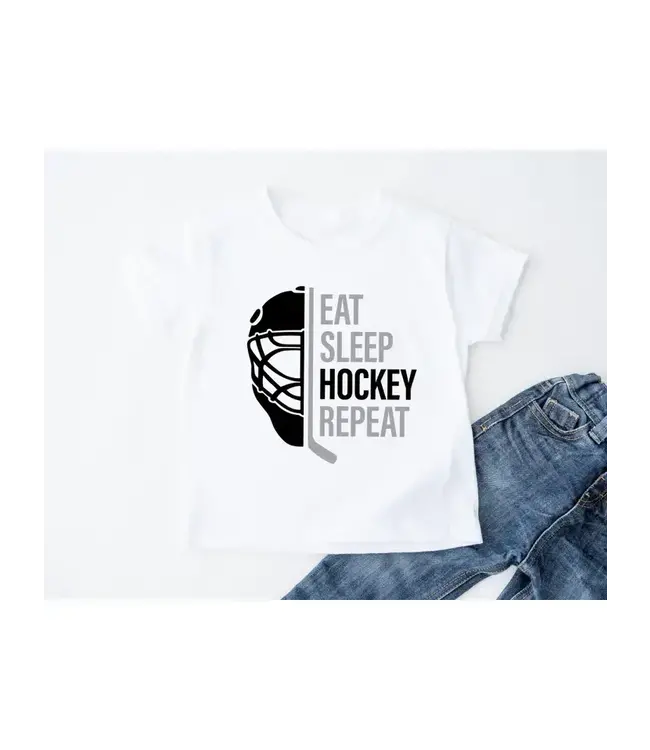 Eat, Sleep, Hockey, Repet T-Shirt