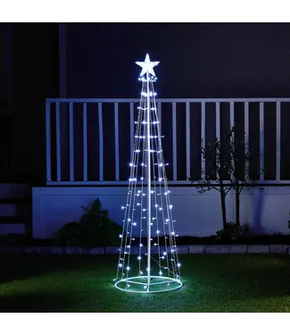 Hi-Line Gift Ltd. Multi-Function Timed LED Tree w/ Star 65in.