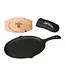 Jimbeam Cast Iron Skillet with Handle Mitt & Wood Trivet