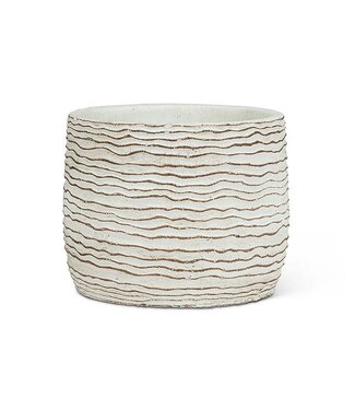 Abbott Collection Small Wavy Ripple Planter