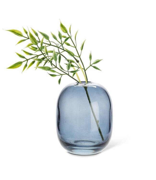 Medium Barrel Bud Vase Dark Blue